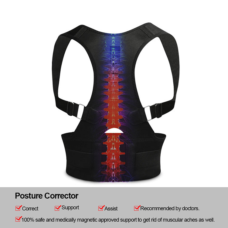 Magnetic Adult Correction Belt Body Shaping Fixed Belt Posture Corrector Korean Hunchback Correction Belt