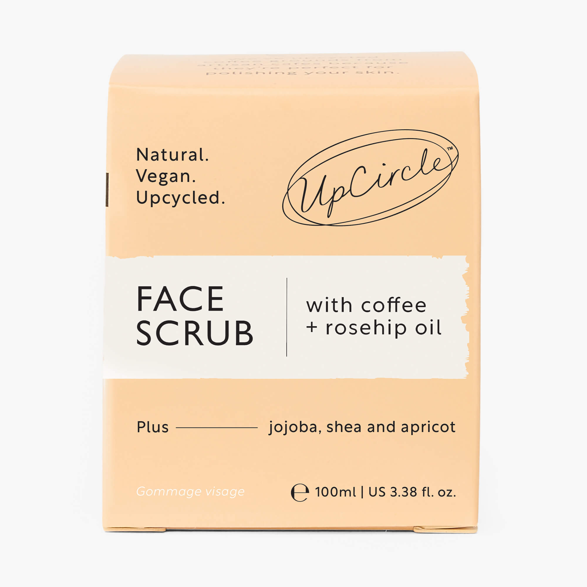 Face Scrub with Coffee + Rosehip Oil