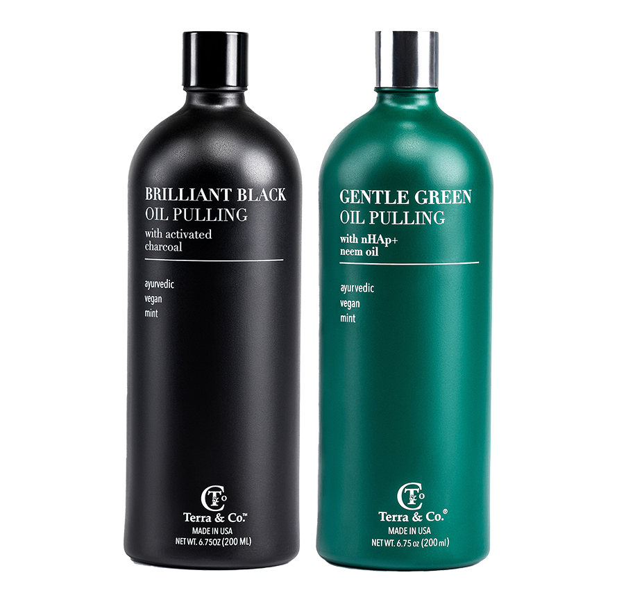 Brilliant Black® Oil Pulling – Ayurvedic Mouthwash for Teeth Whitening, Detox & Gum Health